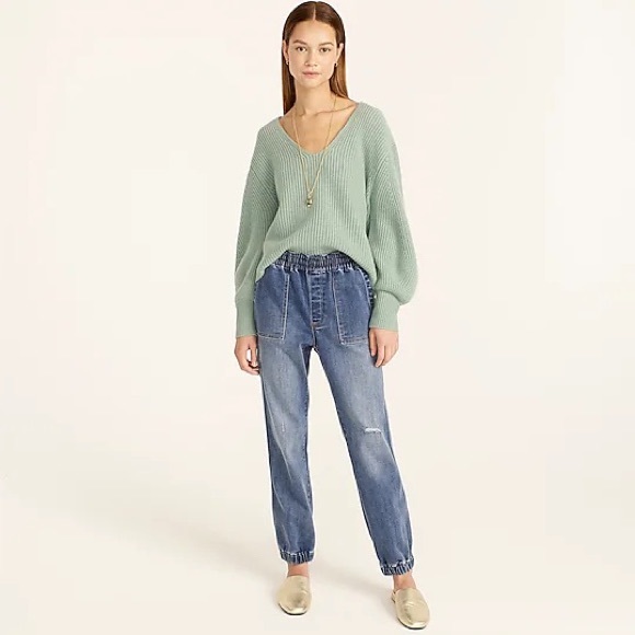 J. Crew denim jogger NWT - Picture 2 of 6